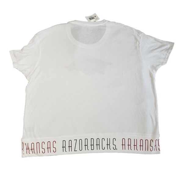 New Women's Arkansas Razorback Russell‎ T-Shirt Woo Pig Sooie Size 2XL (20) - Picture 10 of 10